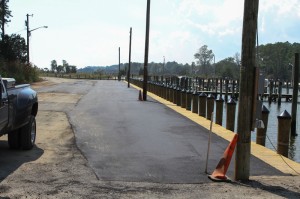 Government project: Quinby Harbor, Accomack County, Virginia. 350' bulkhead and tending dock, phase one.