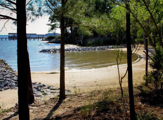 Beach nourishment and creation, shoreline stabilization, private residence, completed